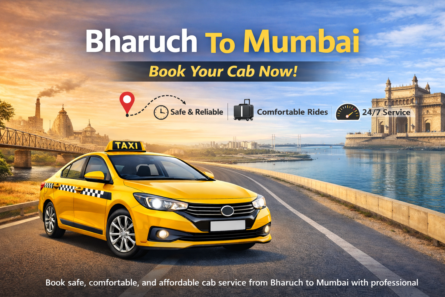 Bharuch To Mumbai Cab